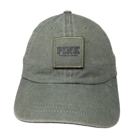 Victoria's Secret Other - PINK Victoria's Secret Slideback Hat Green One Size Adjustable 6 Panel Cotton